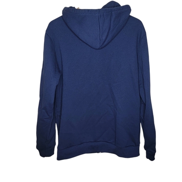 NWT Amazon | Accelerate Navy Hoodie Swag Jacket with Rainbow Stripes Size Large - Picture 5 of 5